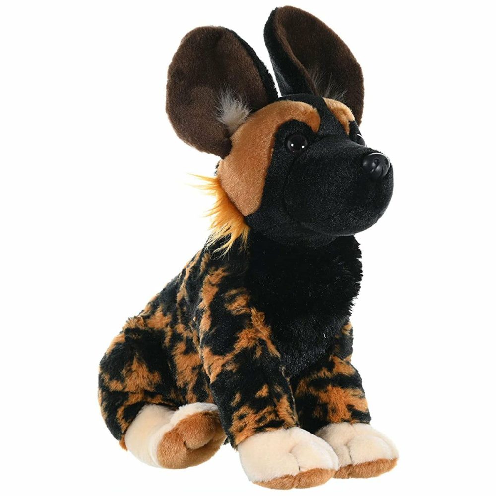 African | African Painted Dog Stuffed Animal – 12"