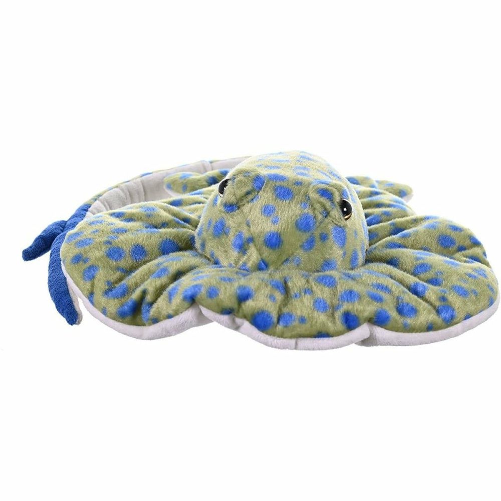 Aquatic | Blue Spotted Ray Stuffed Animal – 15"