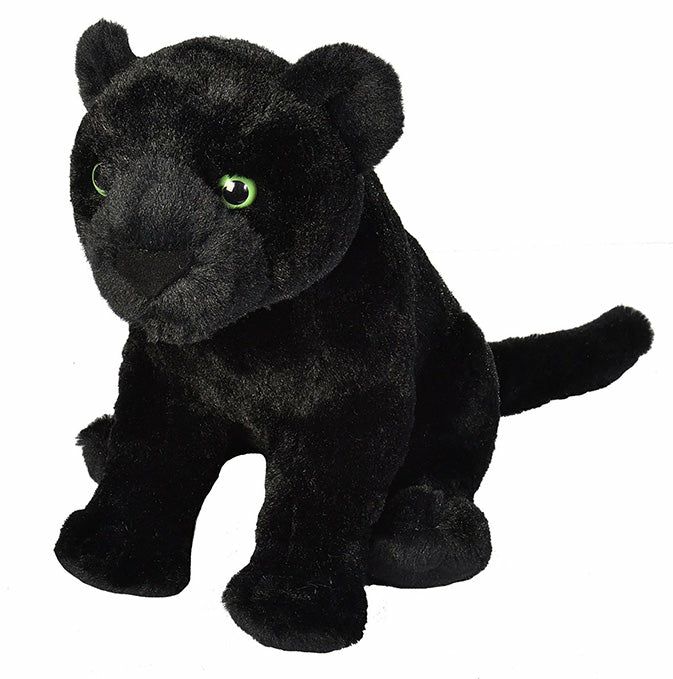 Asian | Black Jaguar Stuffed Animal – 12"