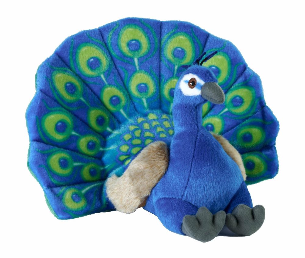 Asian | Cuddlekins Eco Peacock Stuffed Animal – 12"