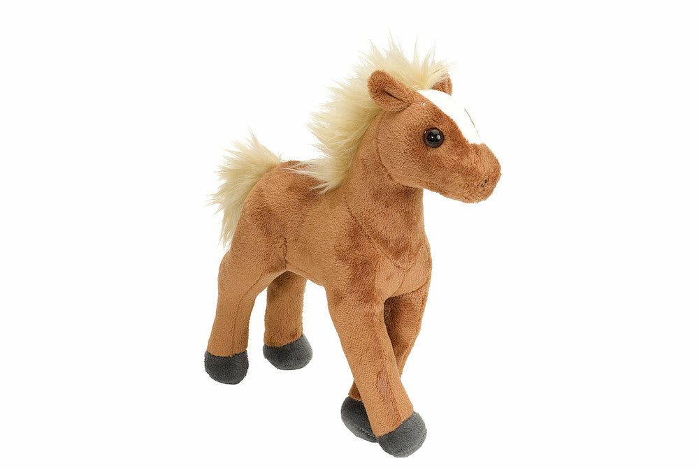 Farm | Brown Standing Foal Stuffed Animal – 8"