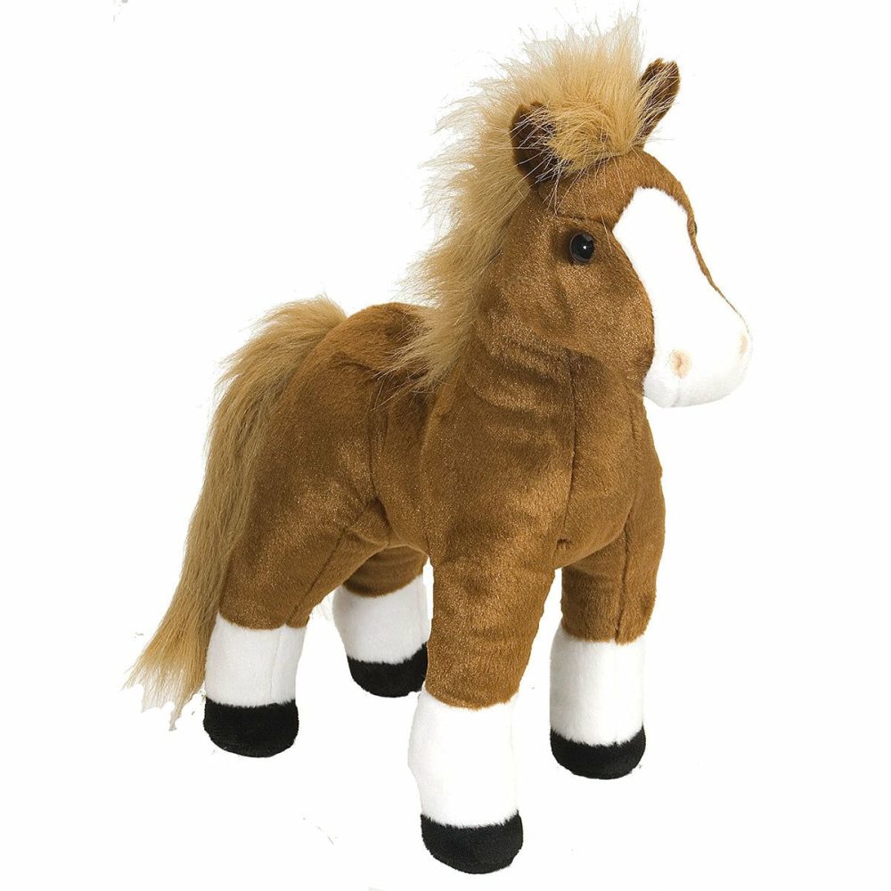 Farm | Brown Standing Horse Stuffed Animal – 12" Class