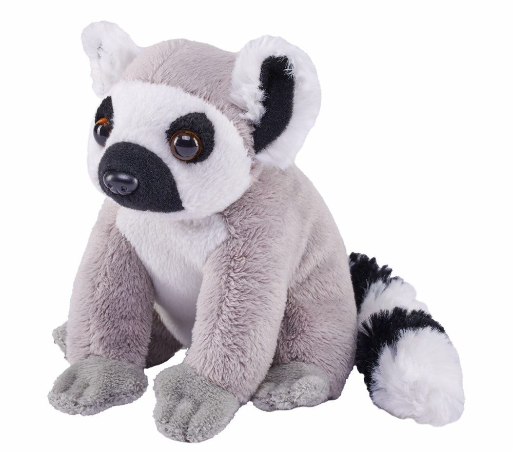 Wilderness | Pocketkins Eco Ring Tailed Lemur Stuffed Animal – 5"